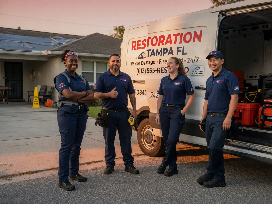 Water Damage Restoration company in Huffman, TX
